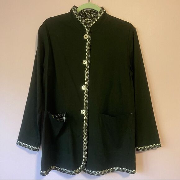 Koos of Course QVC S Reversible Jacket Linen Silk - Picture 2 of 14